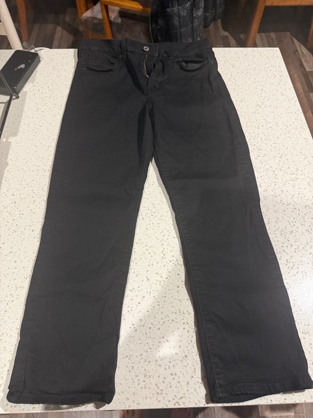 Signature by Levi Strauss Women's Black Straight-Leg Jeans